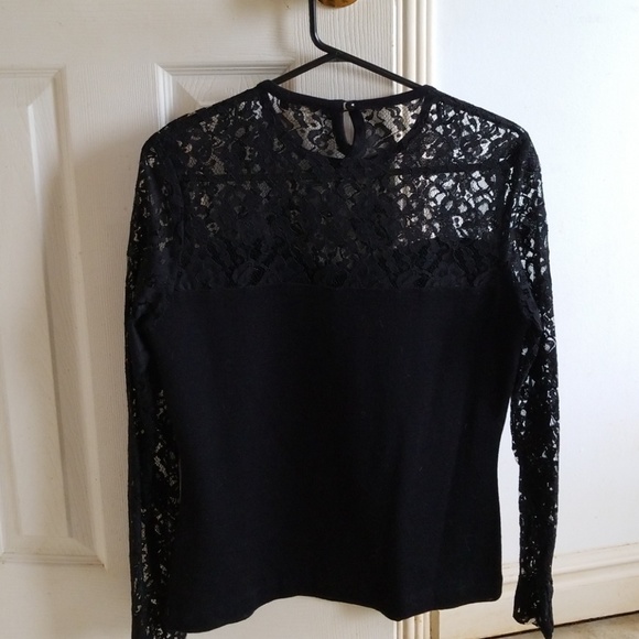 Cotton and lace top - Picture 2 of 2